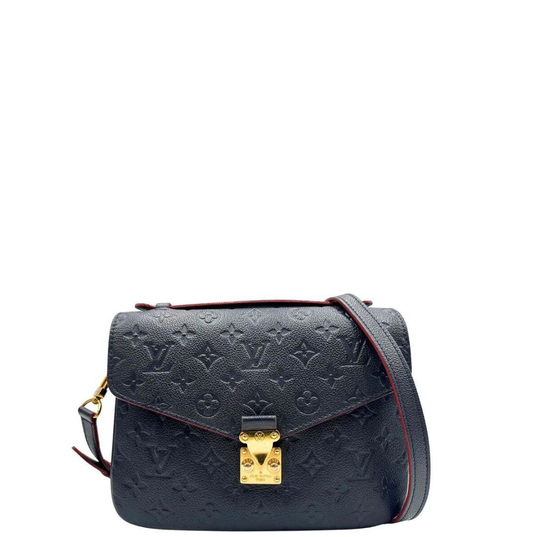Borsa Métis Louis Vuitton blu monogram