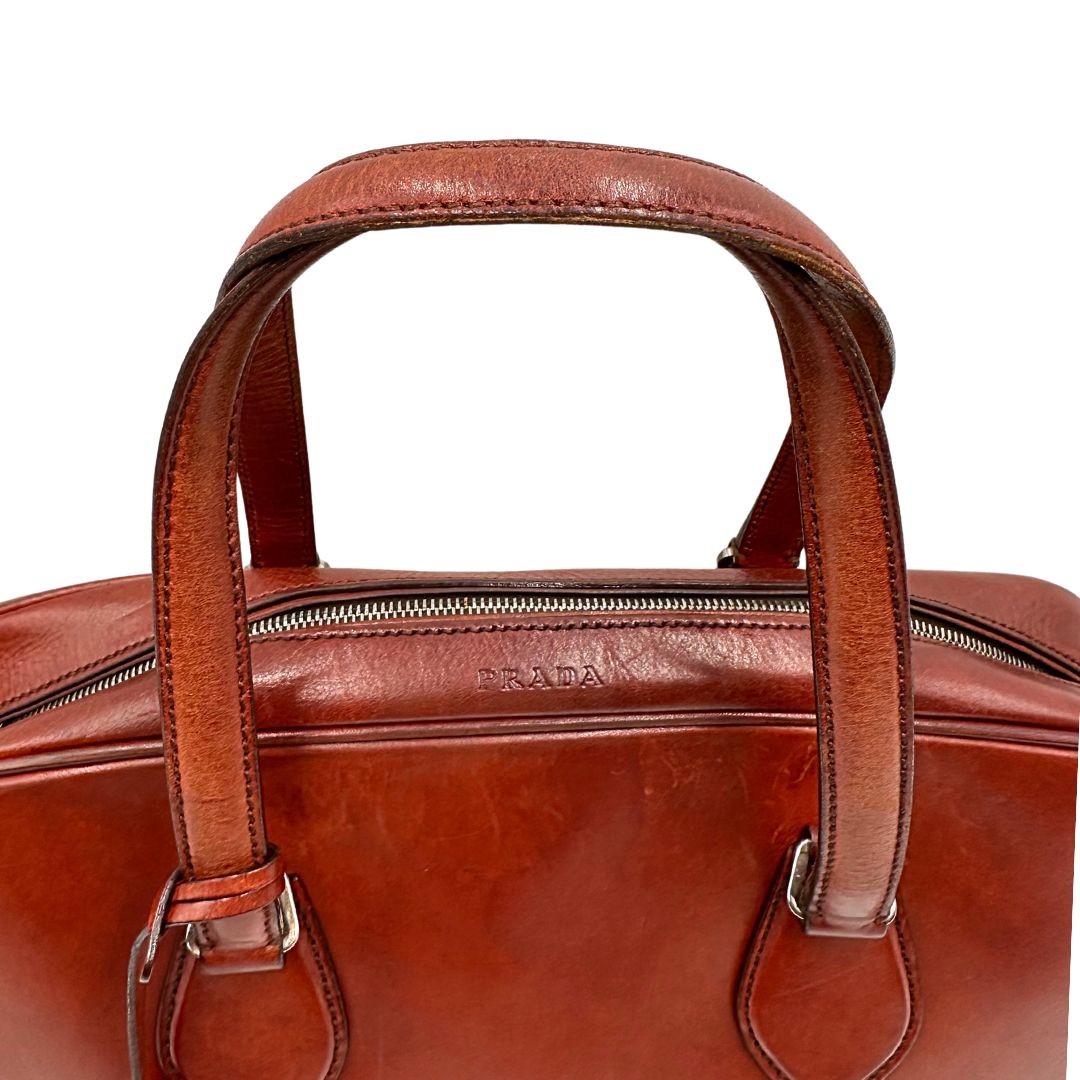 Bauletto Prada terracotta