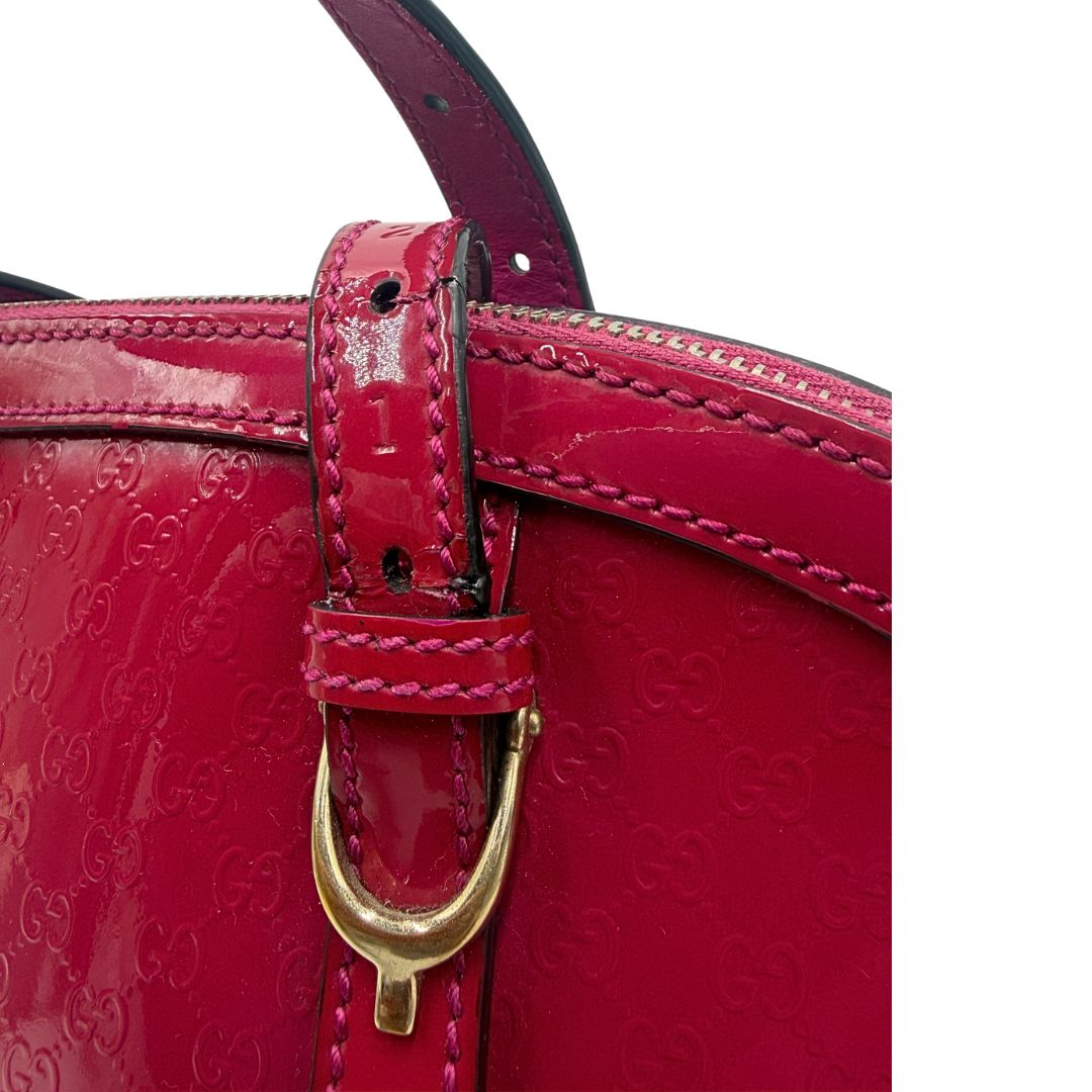 Borsa Satchel Gucci Microguccissima
