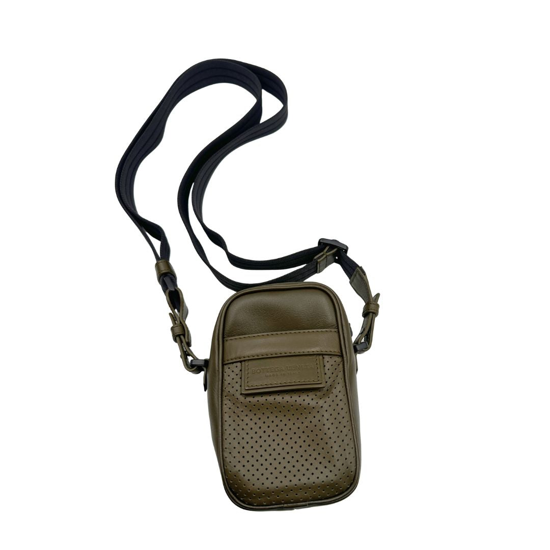 Tracolla traforata Bottega Veneta