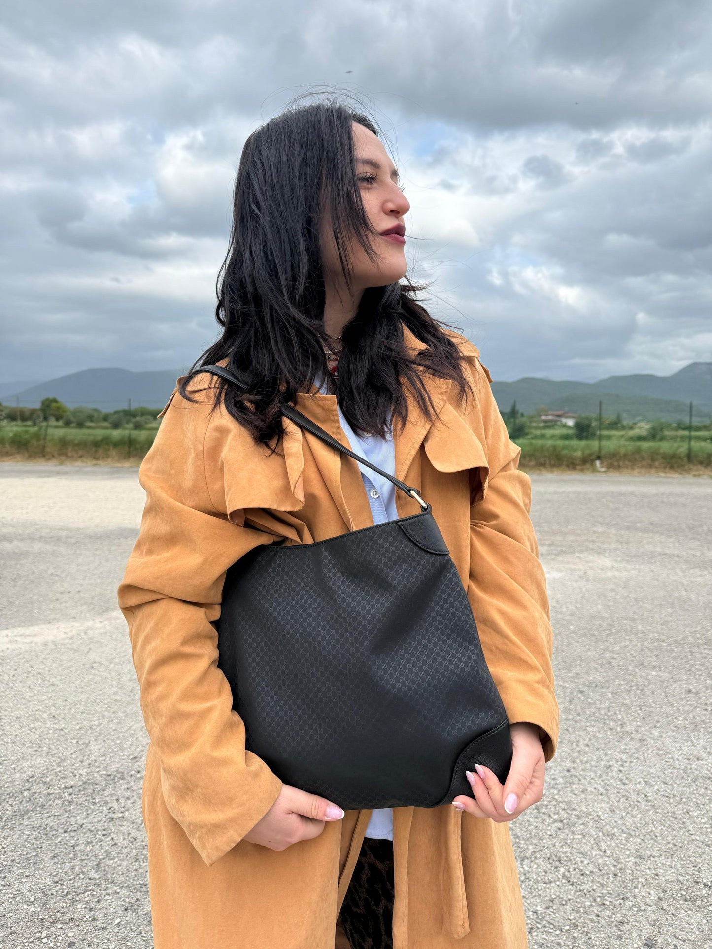 Hobo Gucci micro guccissima nera
