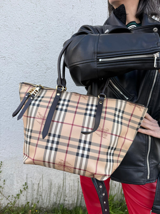Shopper Burberry tartan