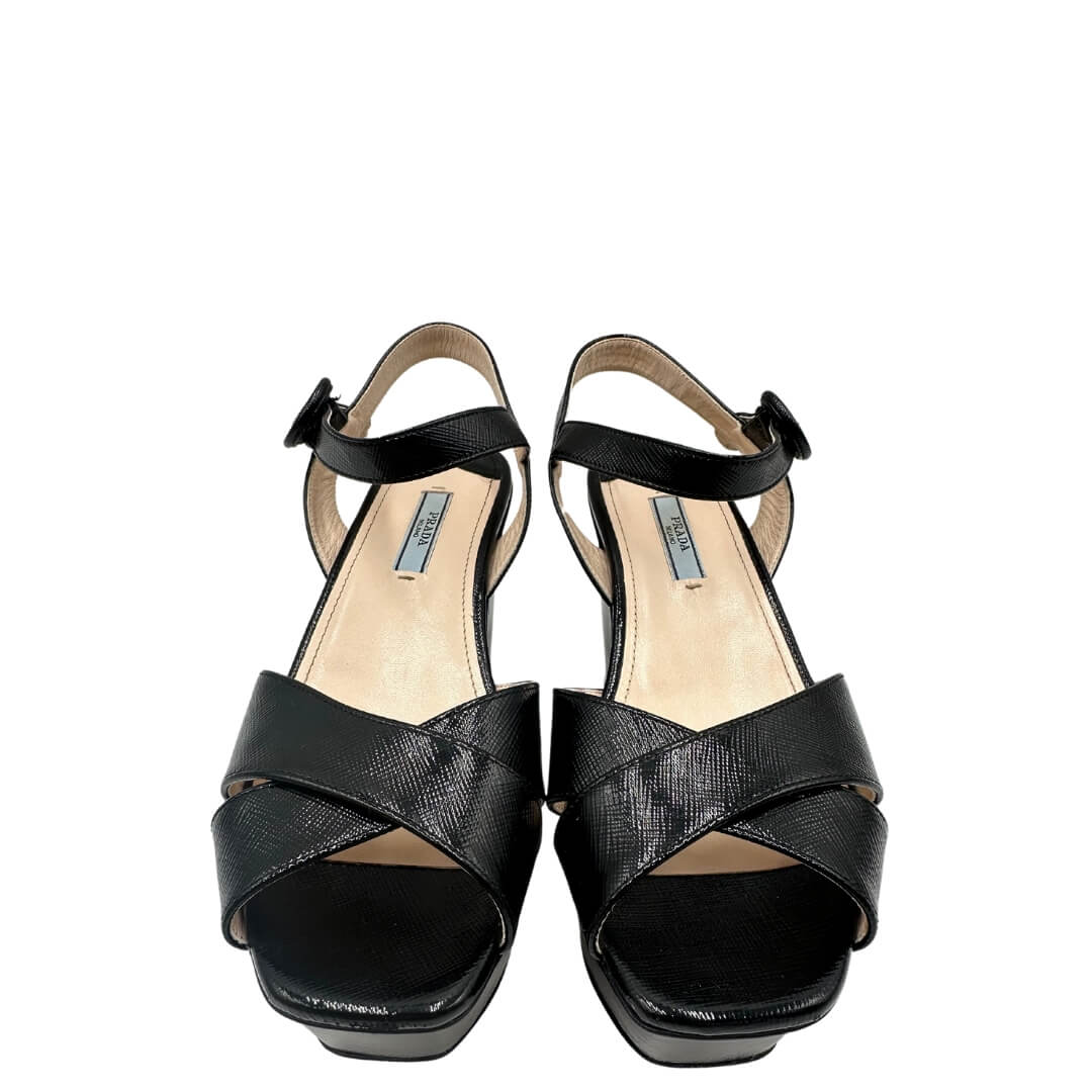 Sandali con zeppa prada top