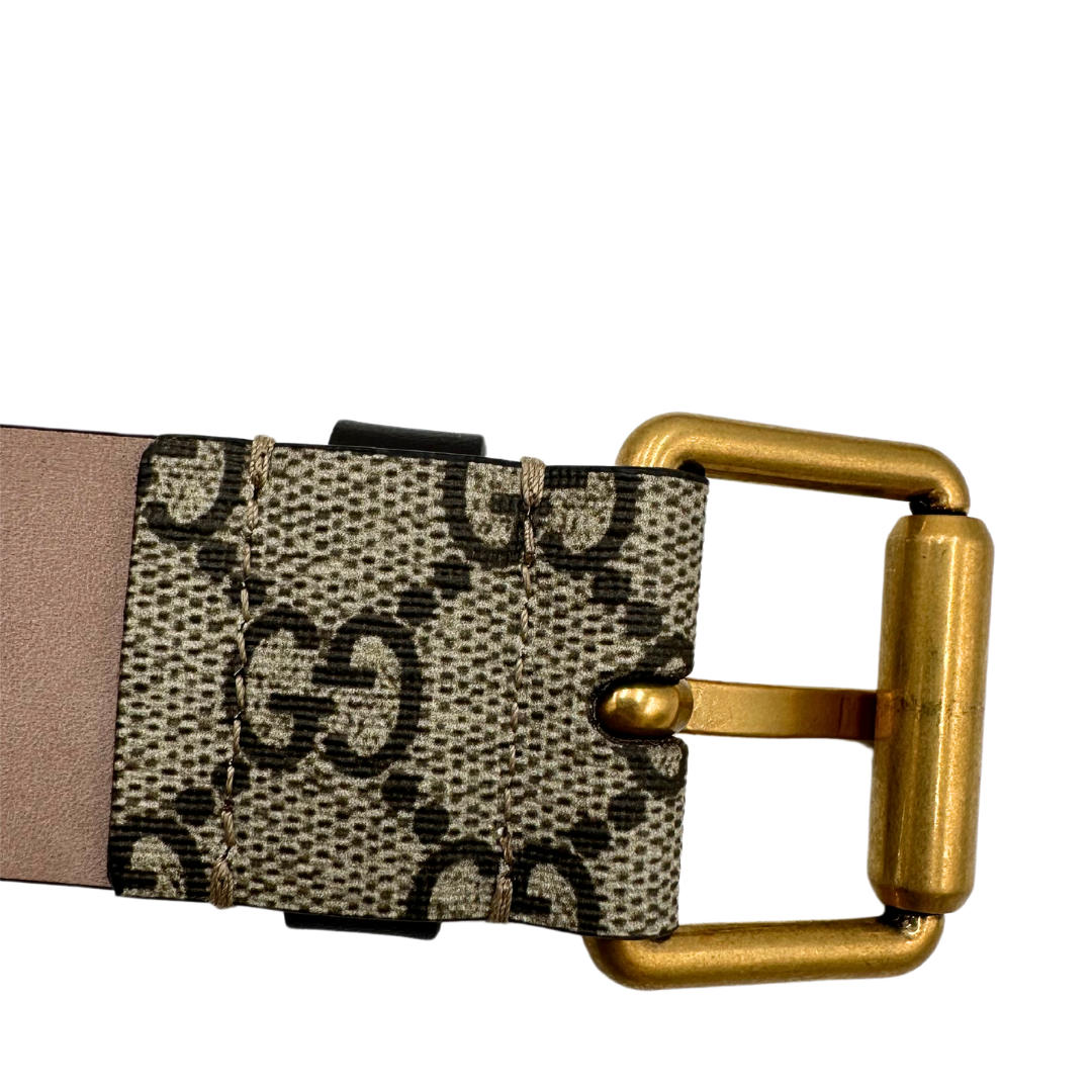 Cintura Gucci Supreme serpente tg 50 Vivo Vintage