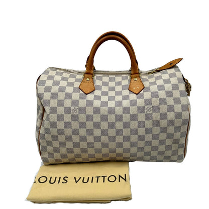 Speedy 35 Damier Azur personalizzato LV