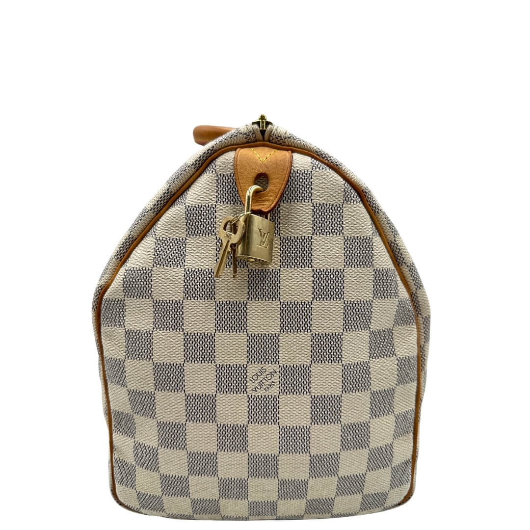 Speedy 35 Damier Azur personalizzato LV – foto 6 di 17
