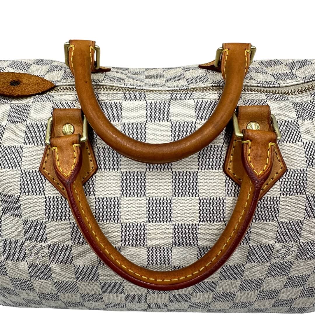 Speedy 35 Damier Azur personalizzato LV