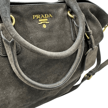 Tote Prada scamosciata