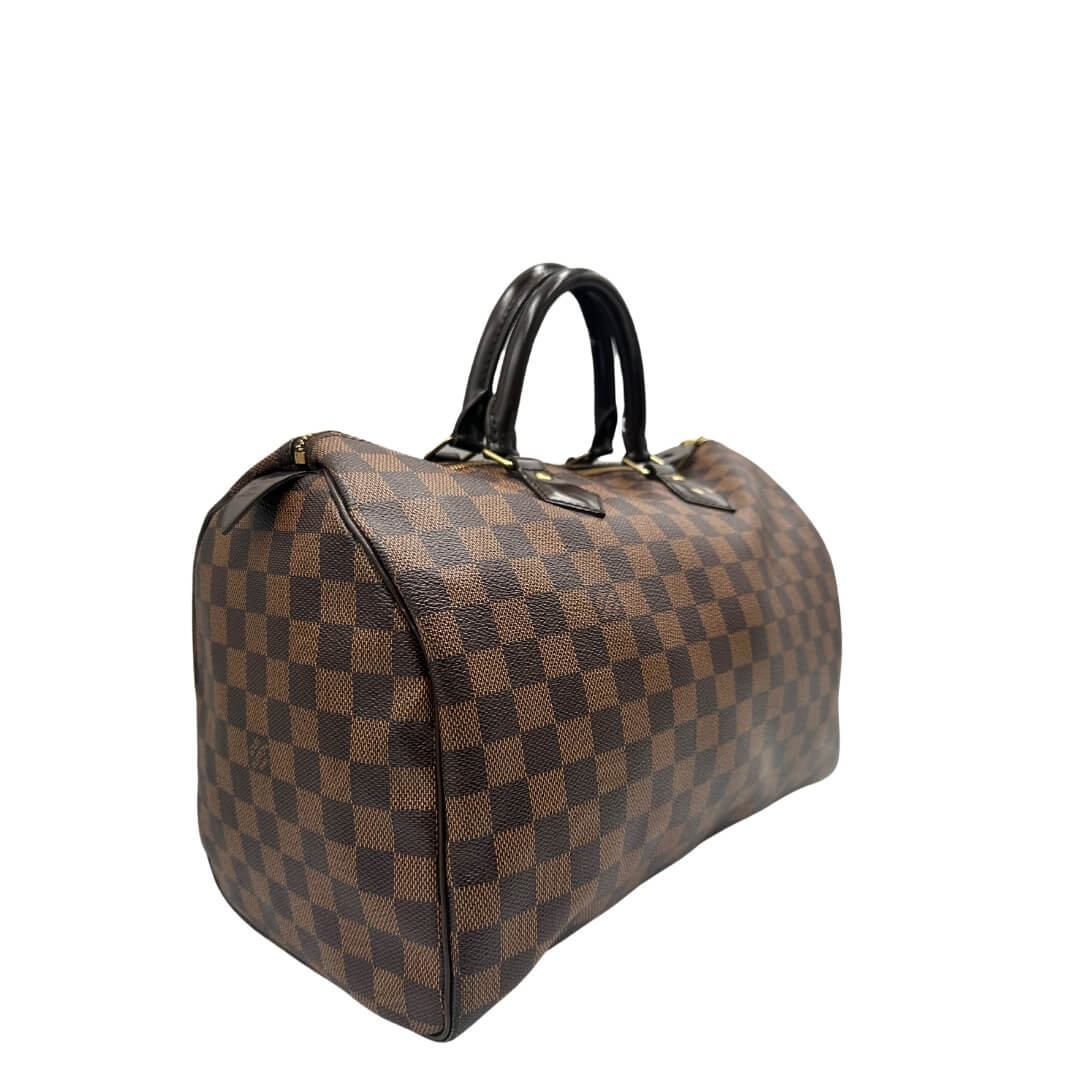 Speedy 35 Damier Ebène Louis Vuitton