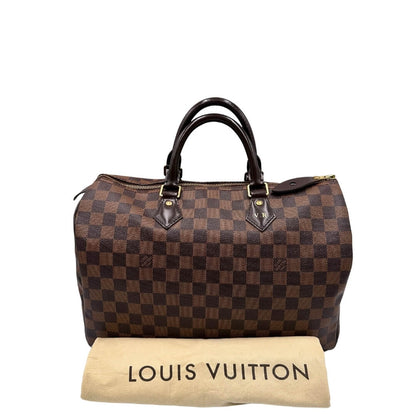 Speedy 35 Damier Ebène Louis Vuitton