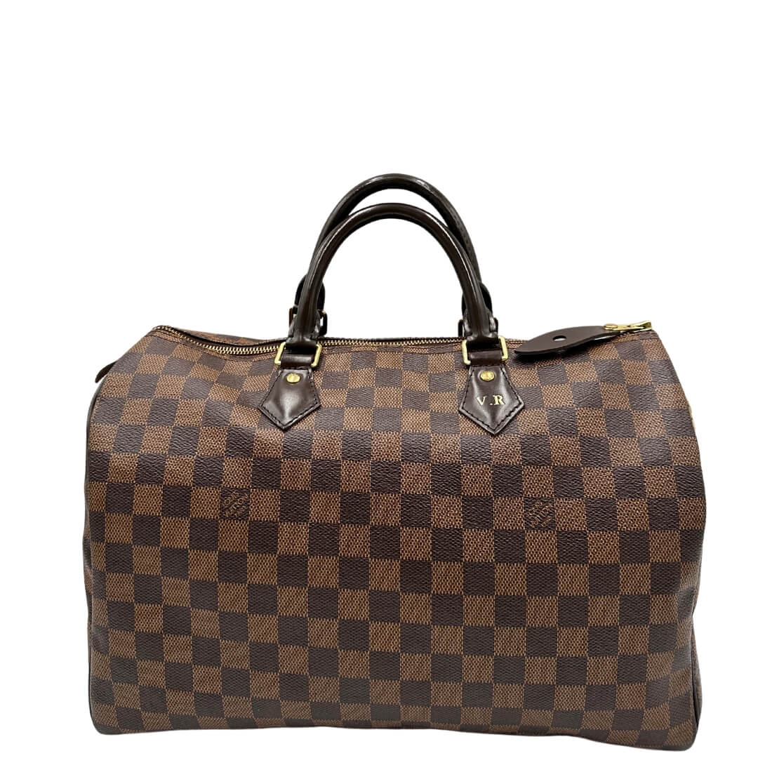 Speedy 35 Damier Ebène Louis Vuitton