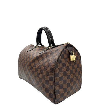 Speedy 35 Damier Ebène Louis Vuitton