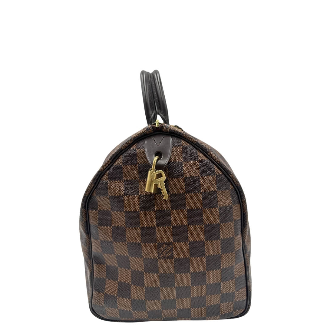 Speedy 35 Damier Ebène Louis Vuitton