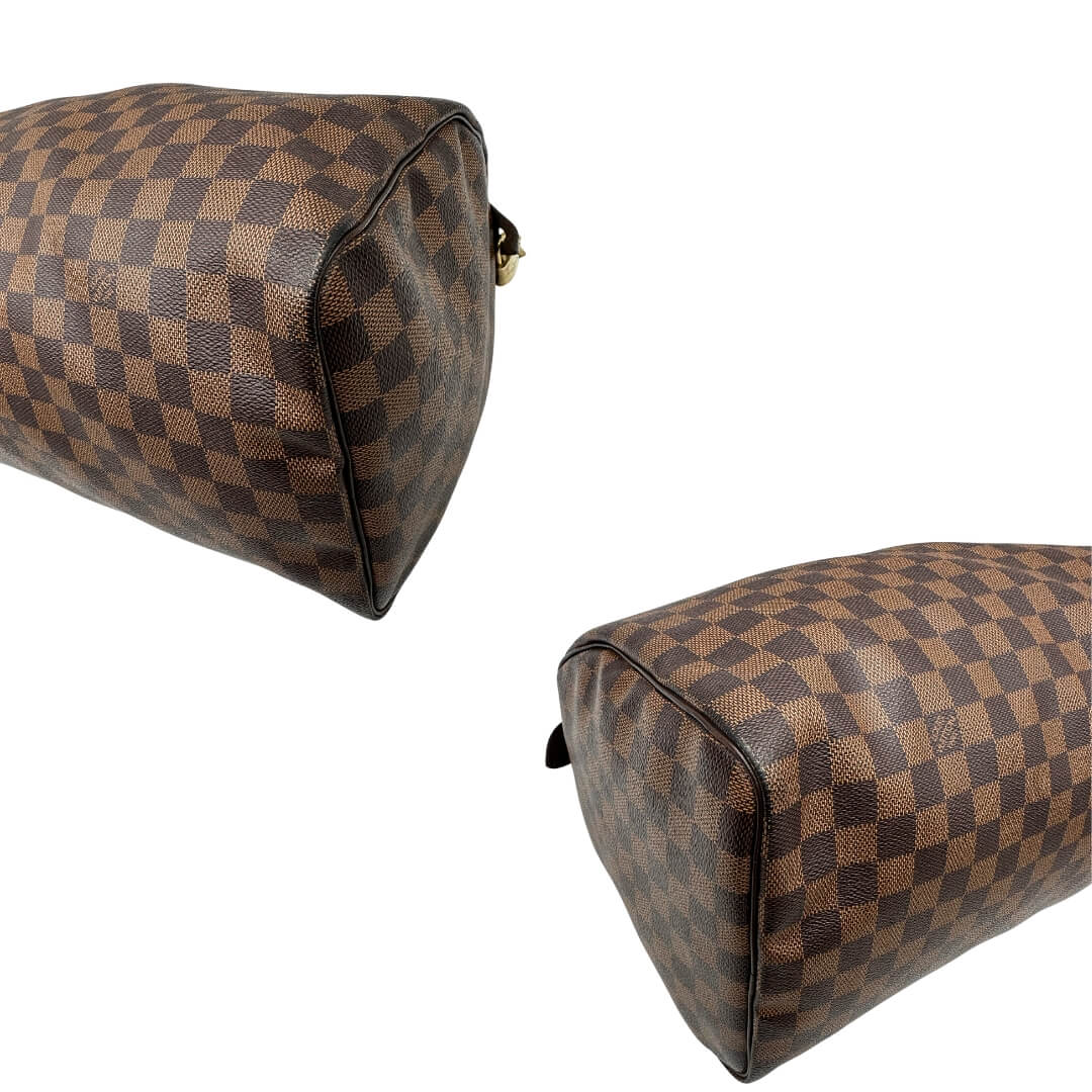 Speedy 35 Damier Ebène Louis Vuitton