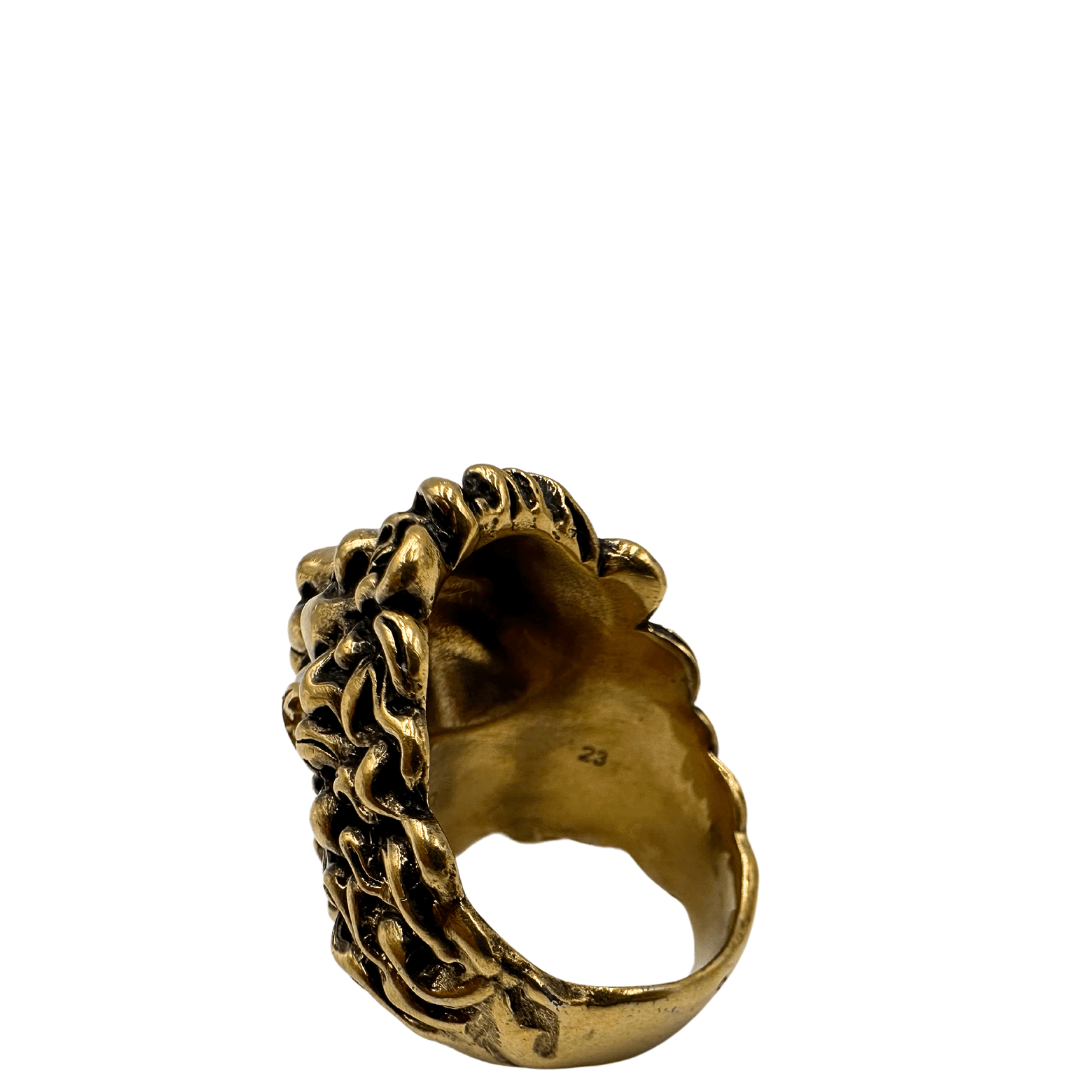 Anello Gucci testa di leone