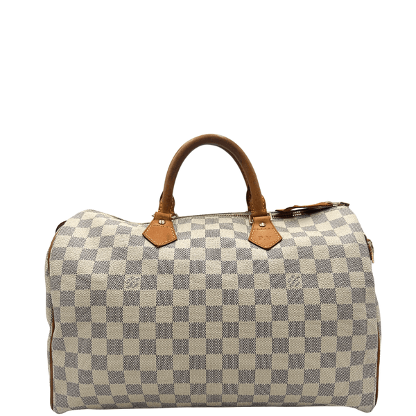 Speedy 35 Damier Azur personalizzato
