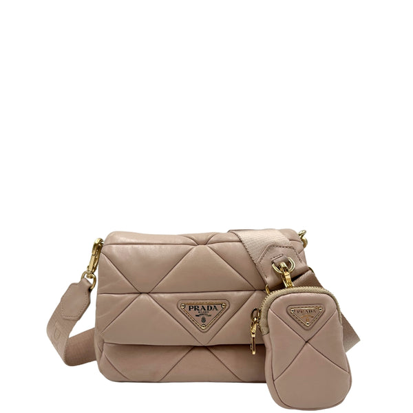 Prada System Small Nappa Leather Patchwork