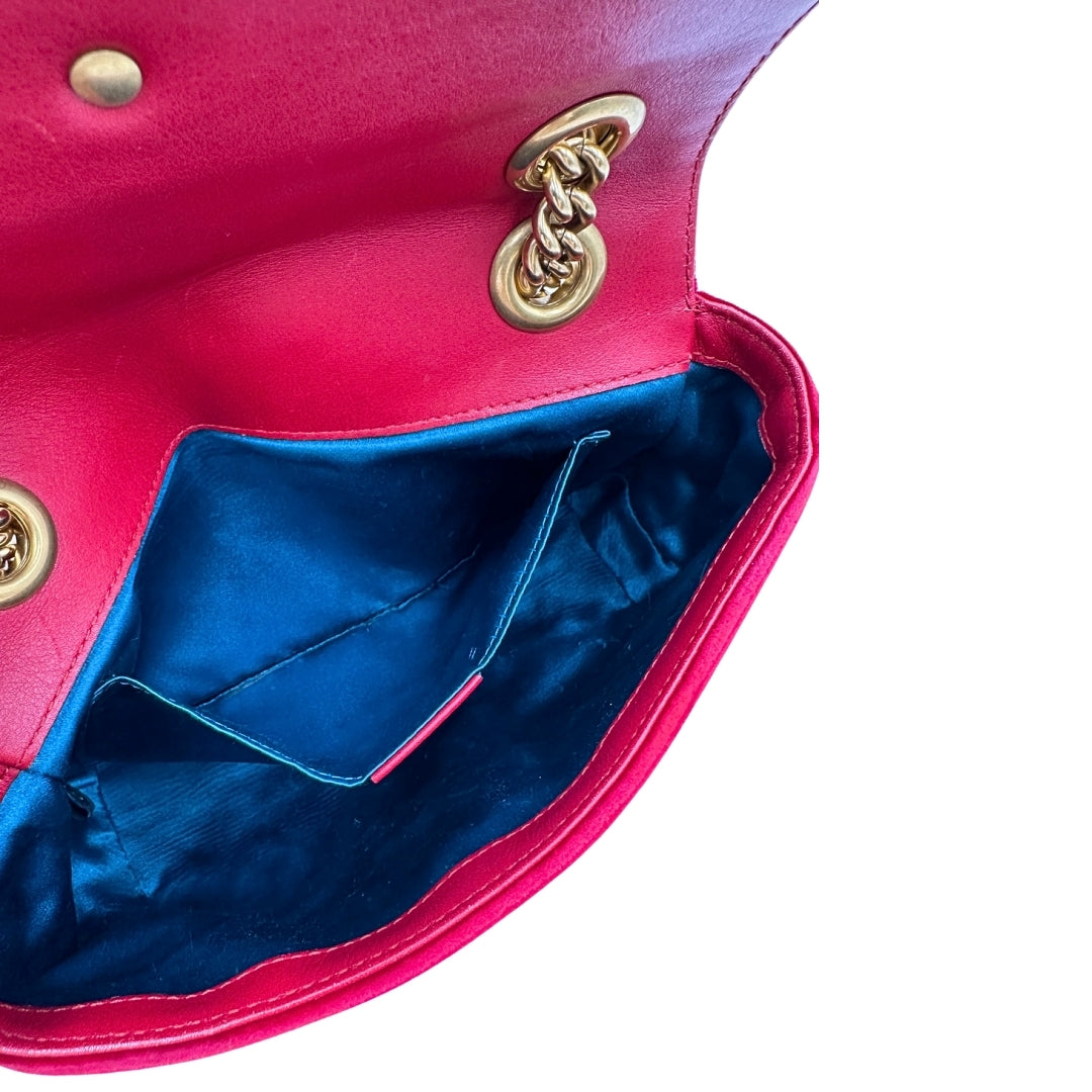 Borsa Gucci Marmont Velvet misura piccola