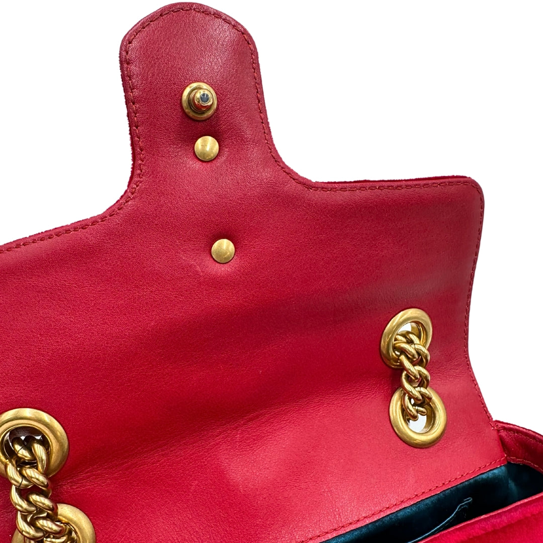 Borsa Gucci Marmont Velvet misura piccola