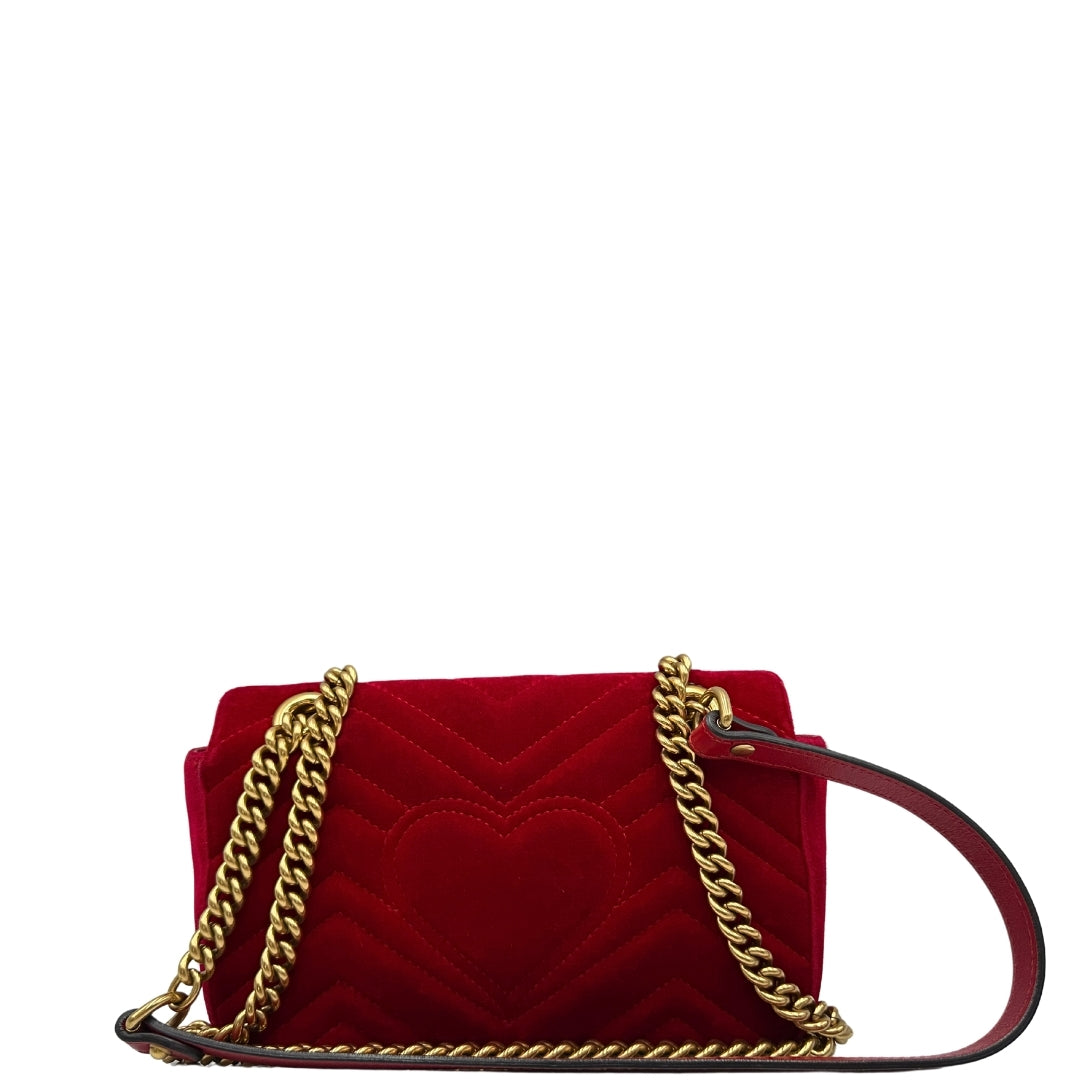Borsa Gucci Marmont Velvet misura piccola