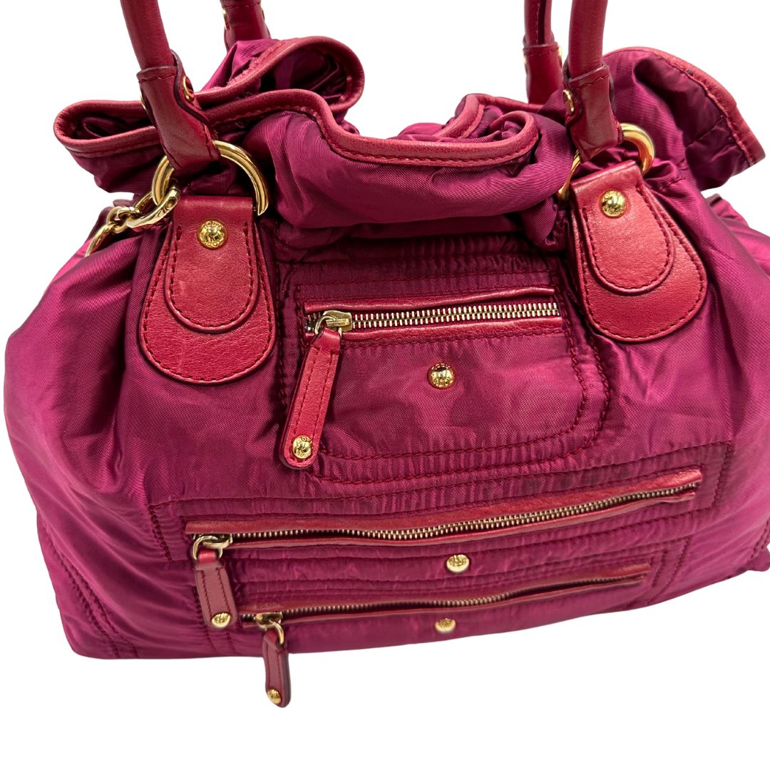 Borsa a spalla Tod's magenta