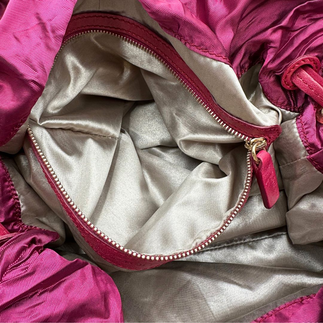 Borsa a spalla Tod's magenta