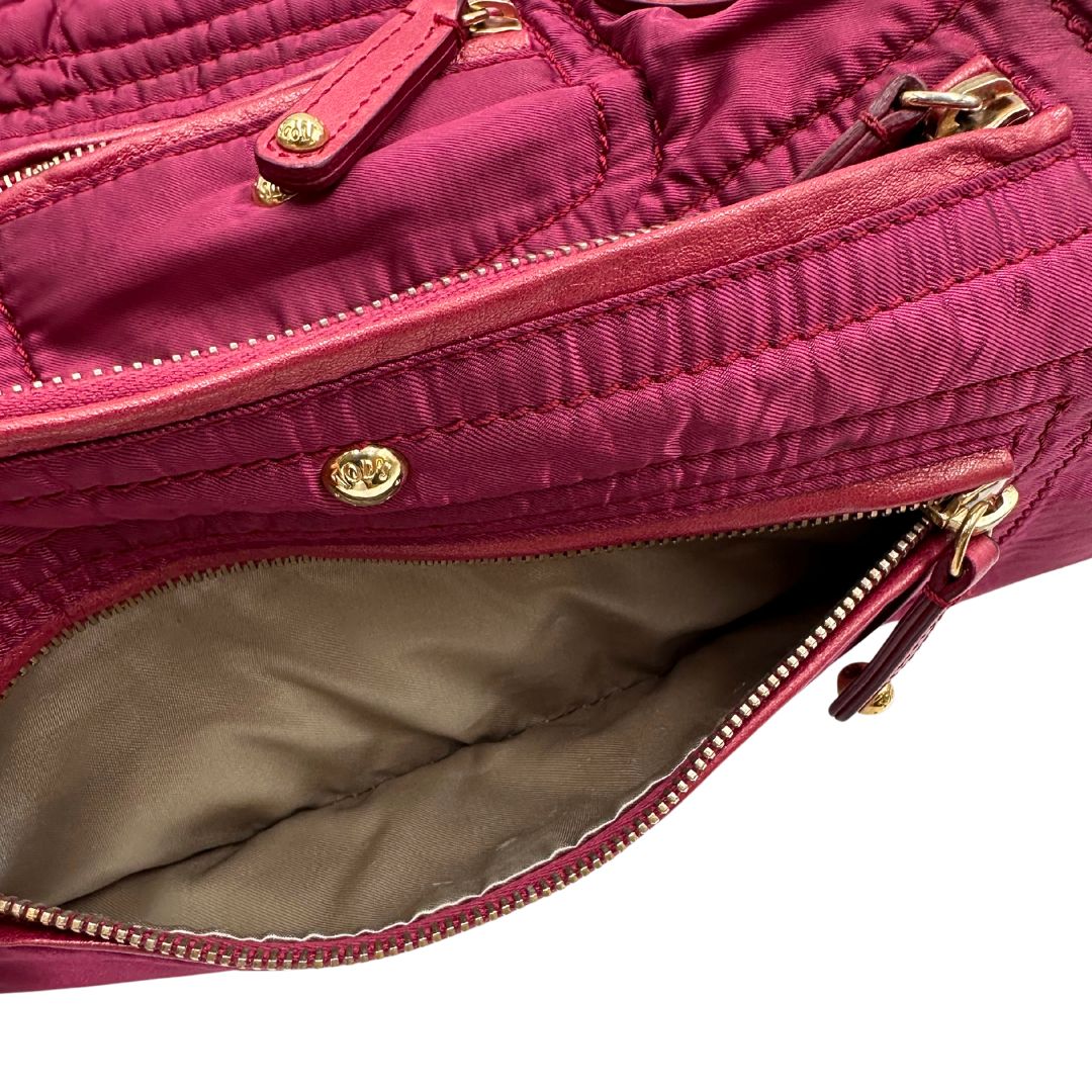 Borsa a spalla Tod's magenta