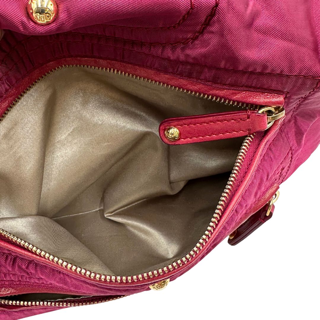 Borsa a spalla Tod's magenta