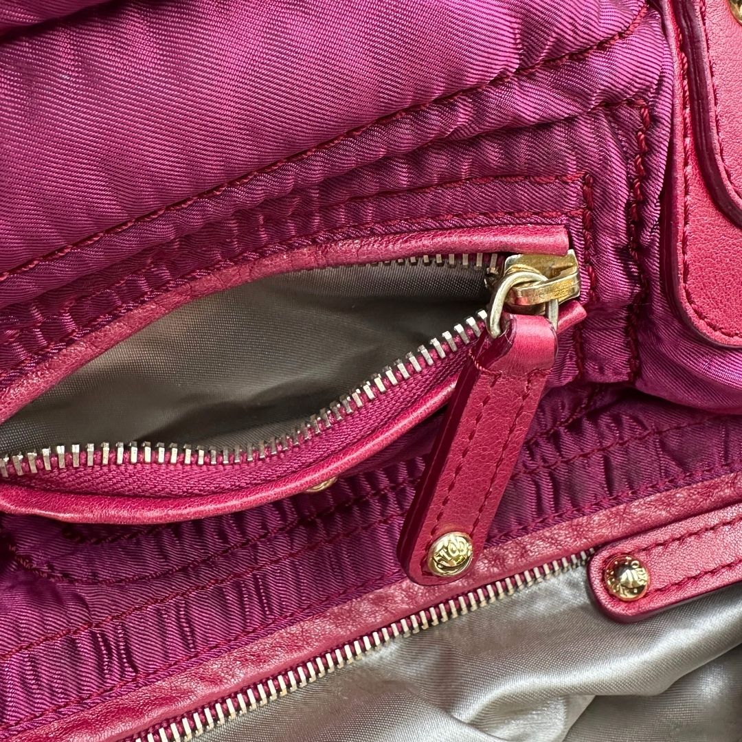 Borsa a spalla Tod's magenta