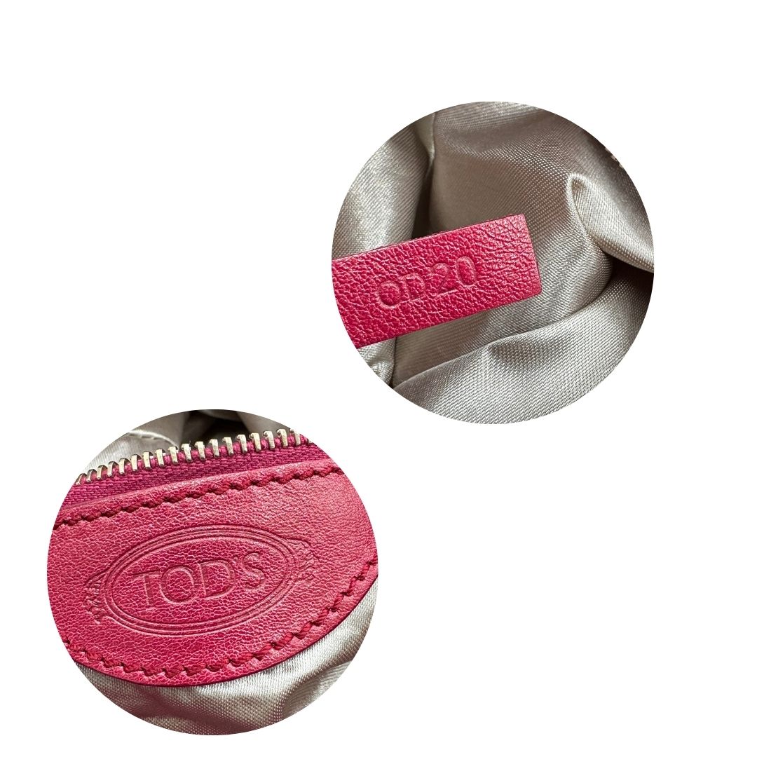 Borsa a spalla Tod's magenta