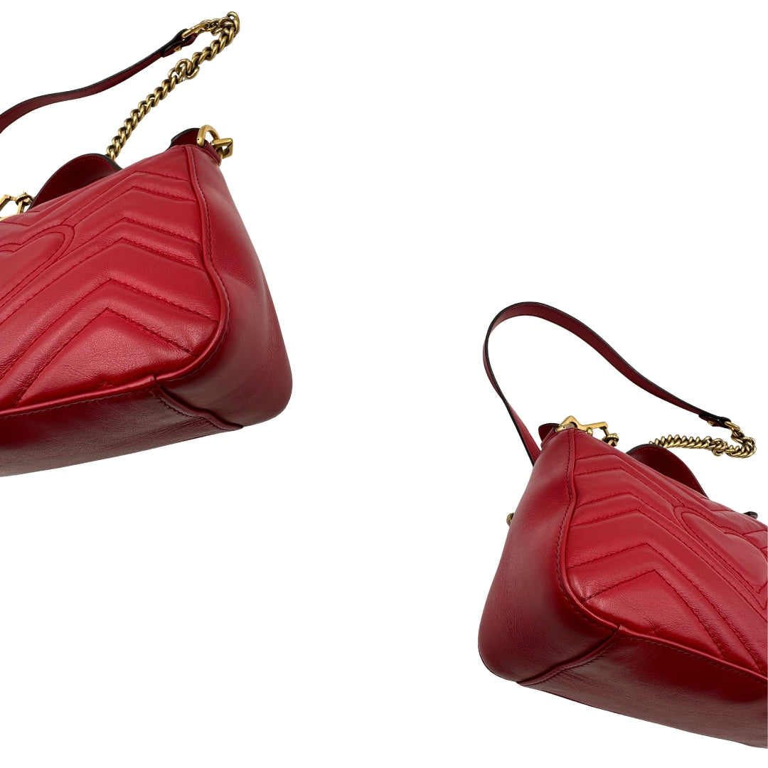 Gucci GG Marmont Mini Top Handle Bag