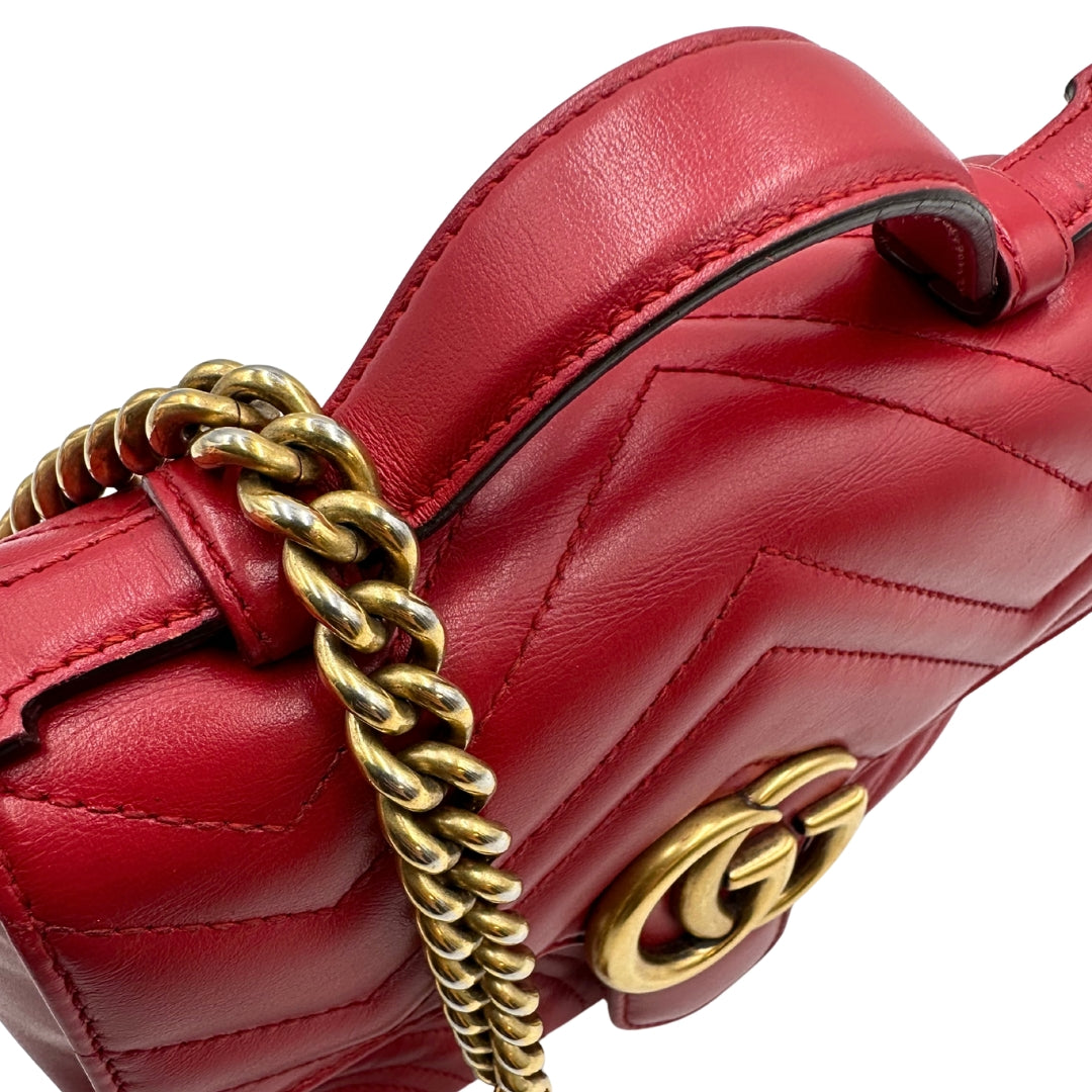 Gucci GG Marmont Mini Top Handle Bag