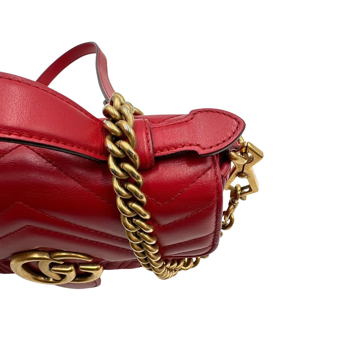Gucci GG Marmont Mini Top Handle Bag