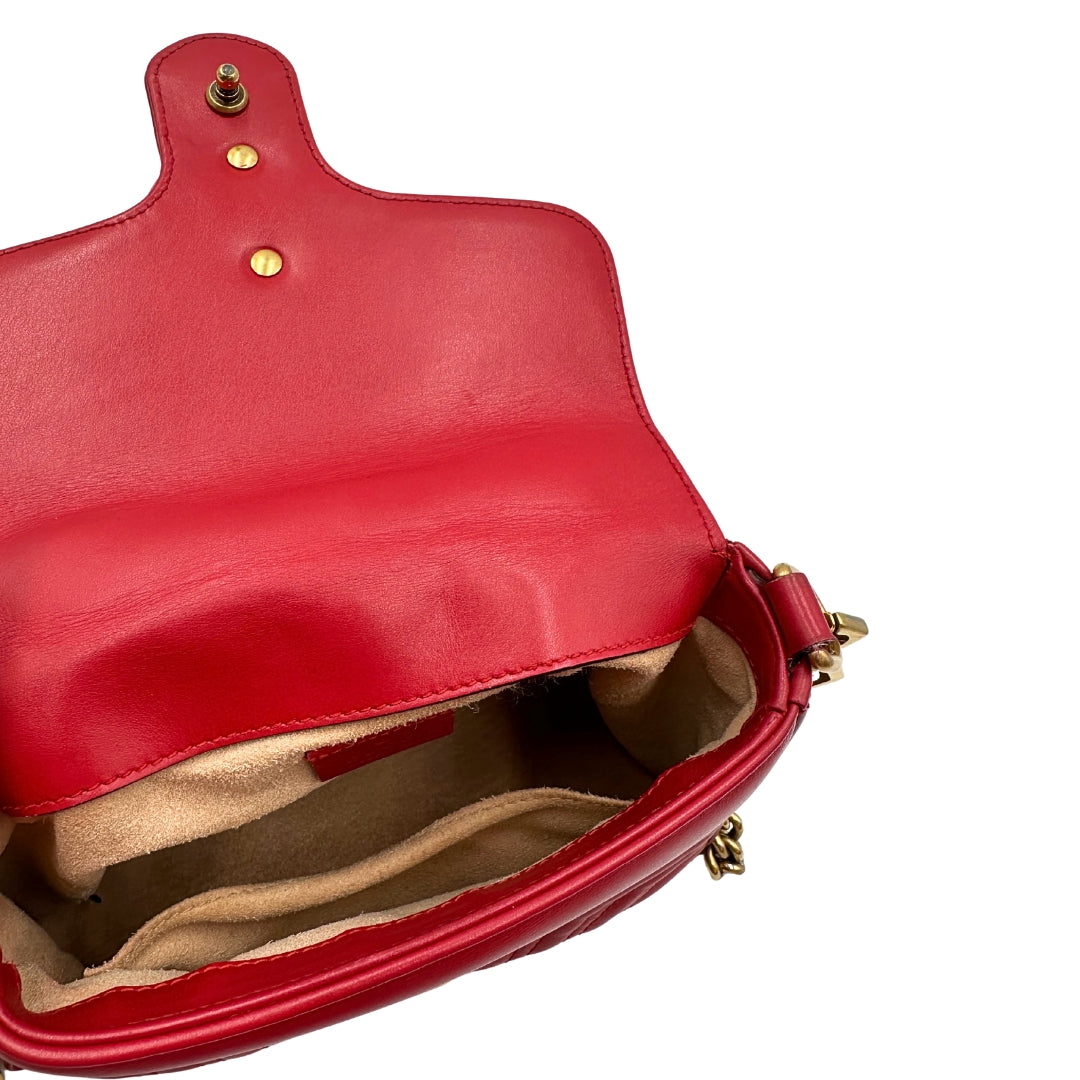Gucci GG Marmont Mini Top Handle Bag