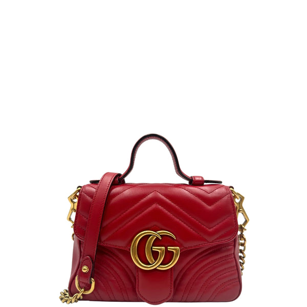 Gucci GG Marmont Mini Top Handle Bag