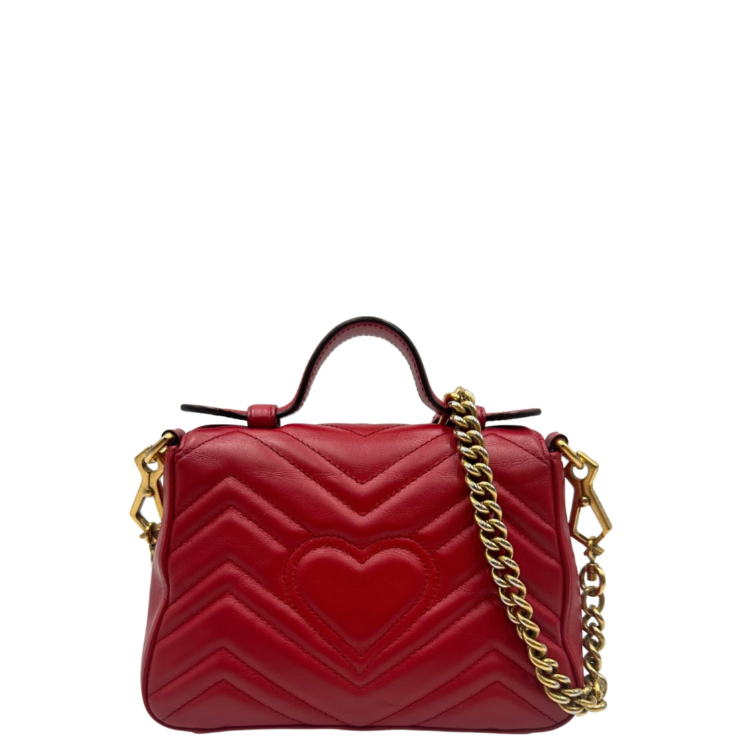 Gucci GG Marmont Mini Top Handle Bag