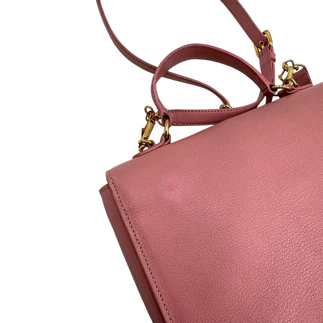 Borsa Madras Miu Miu rosa