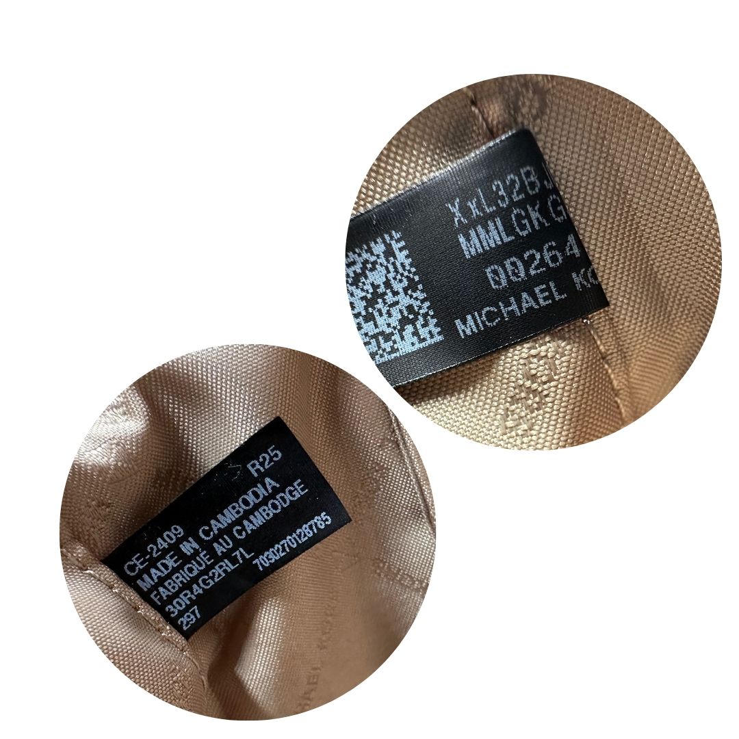 Codice seriale; Borsa Michael Kors Tribeca in pelle matelassé écru con parti metalliche dorate. Munita di una tracolla scorrevole in catena con spallacci in pelle. Completa di dustbag. Originale, usato, in condizioni ottime. 