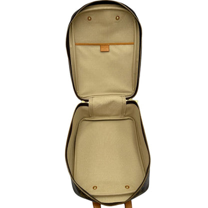 interno Borsa Louis Vuitton in canvas marrone monogram con parti metalliche dorate e finiture in vacchetta naturale; munita di doppi manici. Completa di dustbag, lucchetto e chiavi, di lusso, originale, ottime condizioni. 