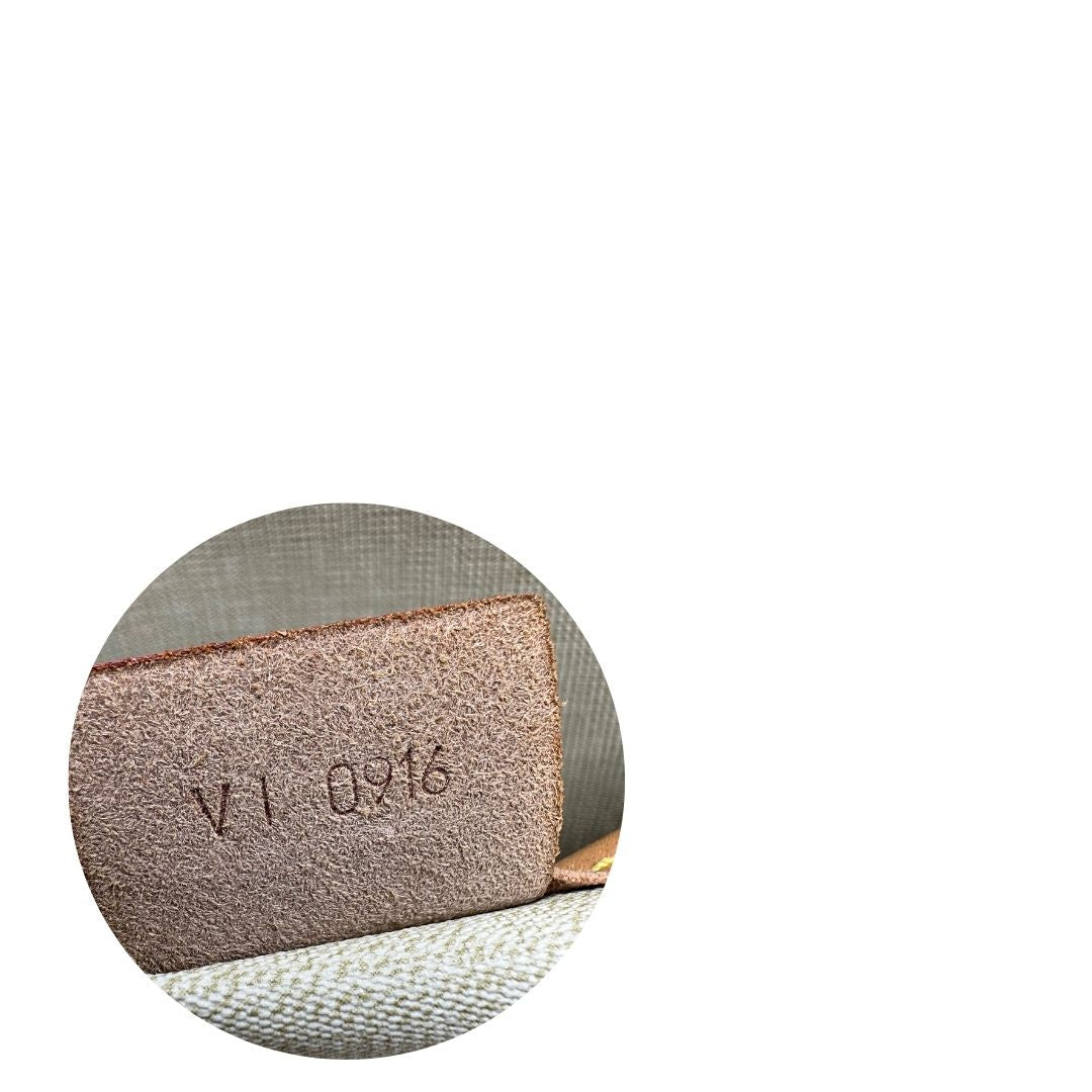 interno Borsa Louis Vuitton in canvas marrone monogram con parti metalliche dorate e finiture in vacchetta naturale; munita di doppi manici. Completa di dustbag, lucchetto e chiavi, di lusso, originale, ottime condizioni. 