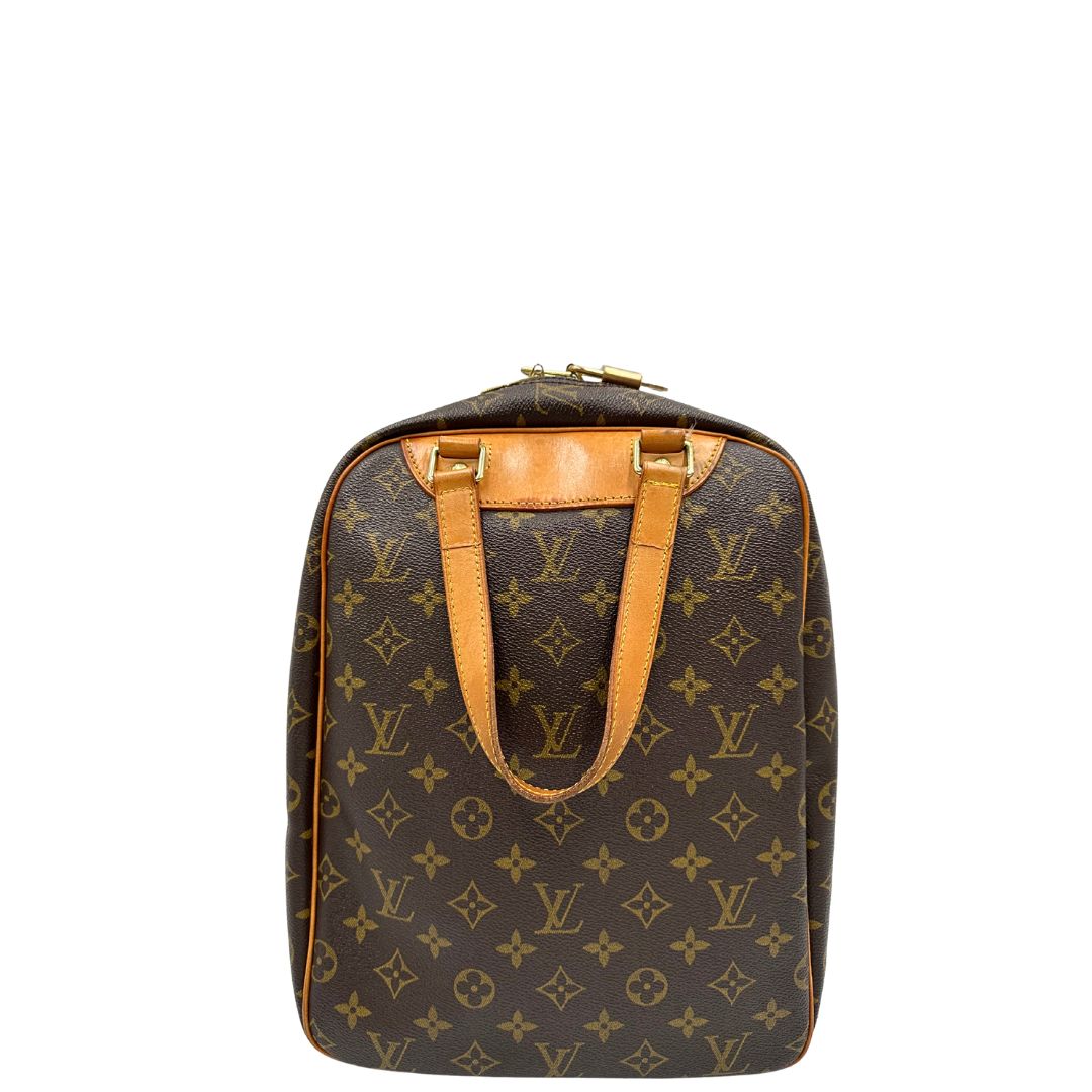 Borsa Louis Vuitton in canvas marrone monogram con parti metalliche dorate e finiture in vacchetta naturale; munita di doppi manici. Completa di dustbag, lucchetto e chiavi, di lusso, originale, ottime condizioni. 