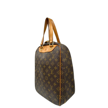Borsa Louis Vuitton in canvas marrone monogram con parti metalliche dorate e finiture in vacchetta naturale; munita di doppi manici. Completa di dustbag, lucchetto e chiavi, di lusso, originale, ottime condizioni. 
