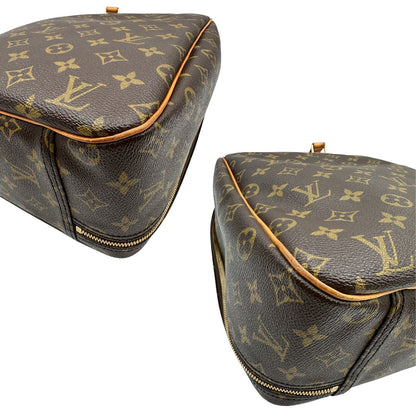 Borsa Louis Vuitton in canvas marrone monogram con parti metalliche dorate e finiture in vacchetta naturale; munita di doppi manici. Completa di dustbag, lucchetto e chiavi, di lusso, originale, ottime condizioni. 