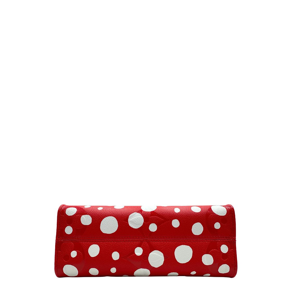 base  Borsa L.V. in pelle rossa monogram Empreinte con parti metalliche argentate; munita di doppi manici stondati e una tracolla amovibile e regolabile. Completa di corredo, di lusso, originale, ottime condizioni. 