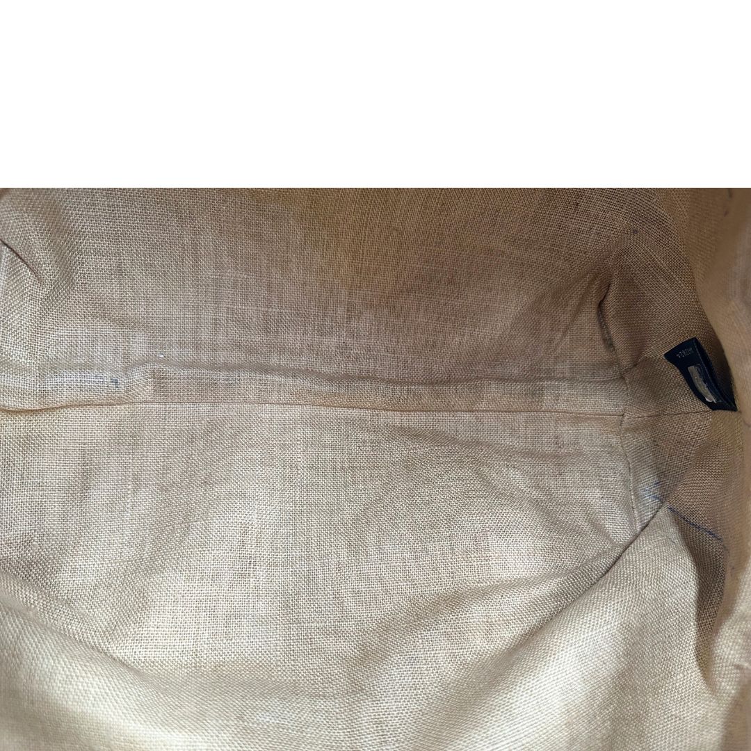 interno Borsa Fendi in tessuto trama zucca con finiture in pelle marroni e parti metalliche dorate; munita di doppi manici stondati, di lusso, originale, ottime condizioni. 