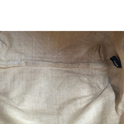 interno Borsa Fendi in tessuto trama zucca con finiture in pelle marroni e parti metalliche dorate; munita di doppi manici stondati, di lusso, originale, ottime condizioni. 