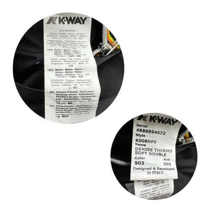 Piumino reversibile in 100% nylon nero dal lato trapuntato antracite, di lusso, originale, ottime condizioni.