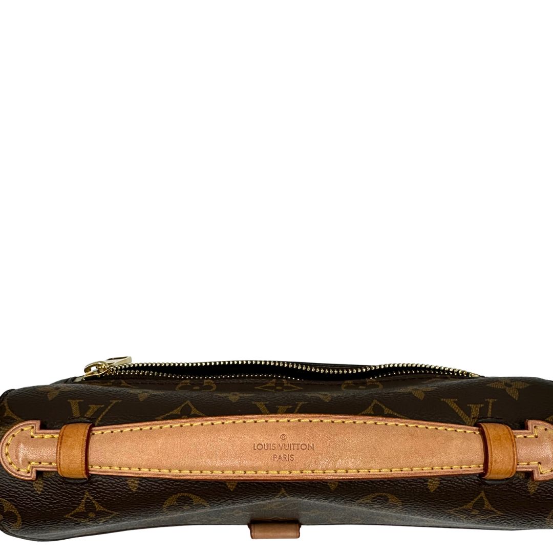 manico Borsa Louis Vuitton Métis in canvas marrone monogram con dettagli in vacchetta naturale e parti metalliche dorate. Munita di un manico singolo e una tracolla regolabile e amovibile. Dotato di scatola e dustbag, di lusso, originale, ottime condizioni.