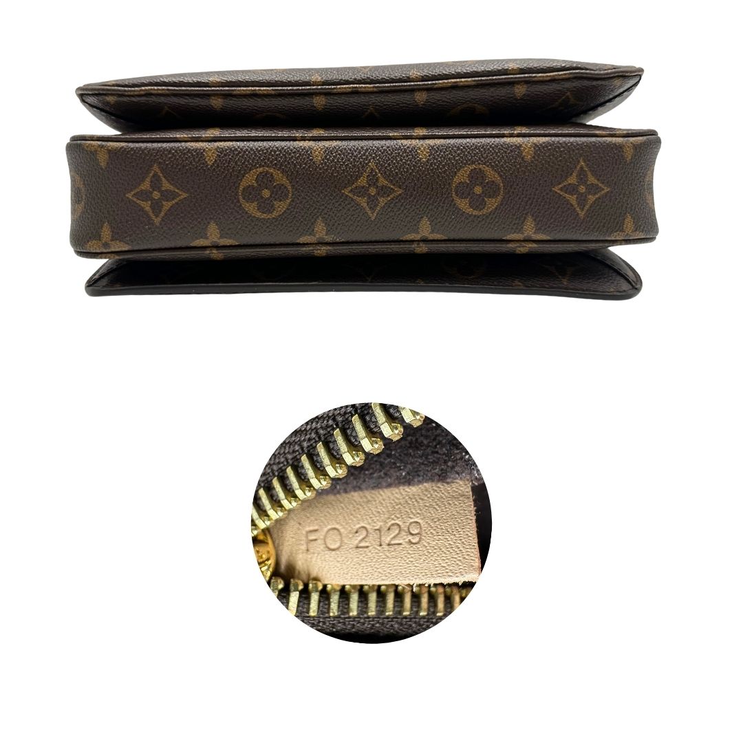 base e codice Borsa Louis Vuitton Métis in canvas marrone monogram con dettagli in vacchetta naturale e parti metalliche dorate. Munita di un manico singolo e una tracolla regolabile e amovibile. Dotato di scatola e dustbag, di lusso, originale, ottime condizioni.