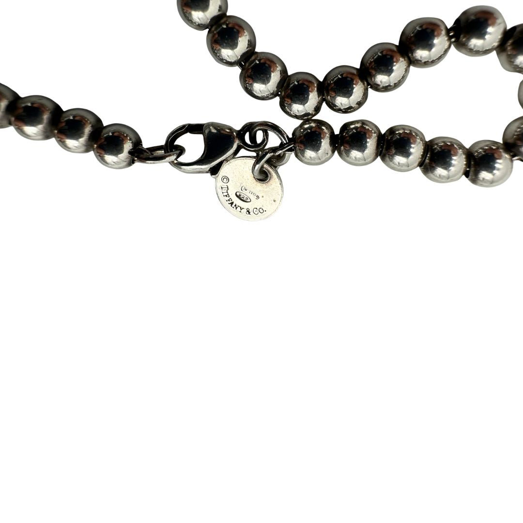 Bracciale Heart Tag Tiffany&Co. della collezione Return To Tiffany in argento 925 con ciondolo cuore. Completo di sacchetto antipolvere, di lusso, originale, ottime condizioni, usata.